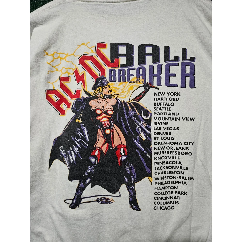 Vintage AC/DC concert tee Ballbreaker Live 96 Tour band tee - Picture 4 of 5